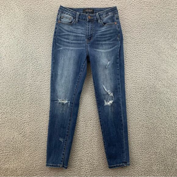Judy Blue Relaxed Fit Jeans Distressed‎ Mid Rise Stretch Women's Jeans  Size: 29 - Picture 1 of 15